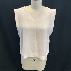 Aritzia Babaton Light Pink Keyhole Silky Tank - L